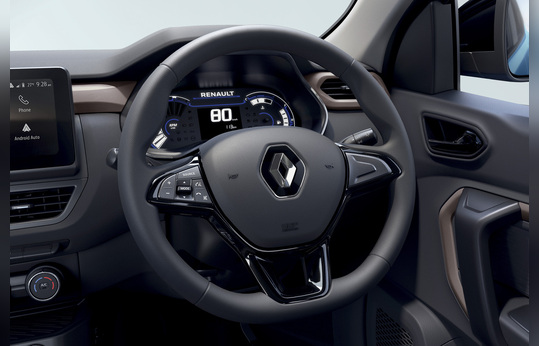 Renault Kiger: fotografía espía de su interior.